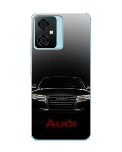 Чехол для Blackview Oscal C70 с картинкой «Audi — градиентный контур»
