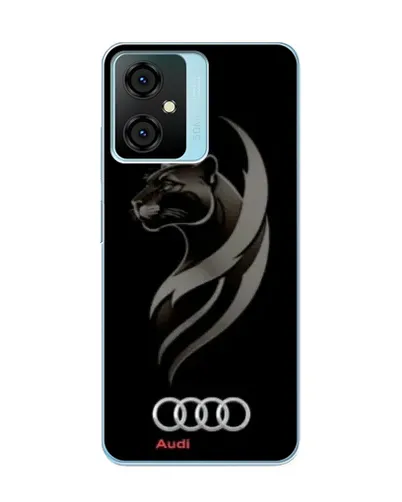 Чехол для Blackview Oscal C70 с картинкой «Графика — пантера и Audi»