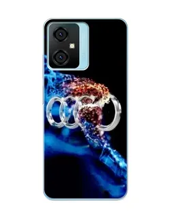 Чехол для Blackview Oscal C70 с картинкой «Энергия лого Audi»