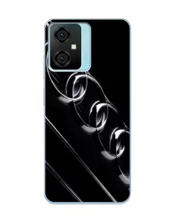 Чехол для Blackview Oscal C70 с картинкой «Audi — абстрактные кольца»