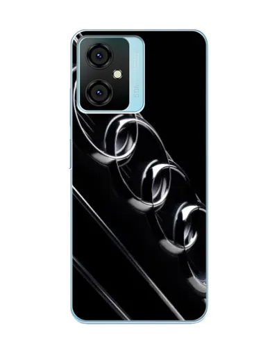 Чехол для Blackview Oscal C70 с картинкой «Audi — абстрактные кольца»