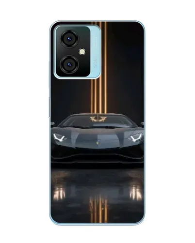 Чехол для Blackview Oscal C70 с картинкой «Lamborghini золотые линии»