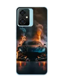 Чехол для Blackview Oscal C70 с картинкой «Lamborghini дымная эстетика»