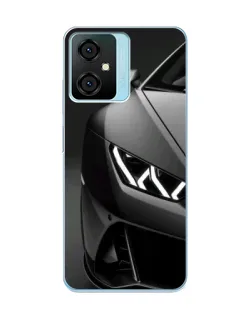 Чехол для Blackview Oscal C70 с картинкой «Lamborghini фары детализация»