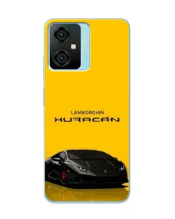 Чехол для Blackview Oscal C70 с картинкой «Lamborghini Huracan черный»