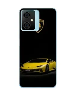 Чехол для Blackview Oscal C70 с картинкой «Lamborghini желтый акцент»