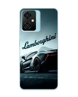 Чехол для Blackview Oscal C70 с картинкой «Классическая надпись Lamborghini»