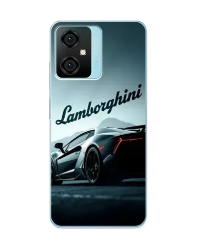 Чехол для Blackview Oscal C70 с картинкой «Классическая надпись Lamborghini»
