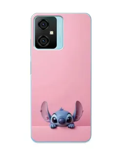 Чехол для Blackview Oscal C70 с картинкой «Stitch выглядывает»