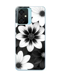 Чохол для Blackview Oscal C70 з картинкою «Монохромні айстри»