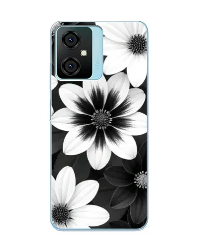Чохол для Blackview Oscal C70 з картинкою «Монохромні айстри» Чохол для Blackview Oscal C70 з картинкою «Монохромні айстри»