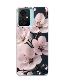Чохол для Blackview Oscal C70 з картинкою «Ніжня сакура та краплі»