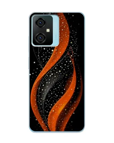 Чехол для Blackview Oscal C70 с картинкой «Огненная звездная волна»