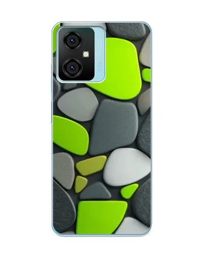 Чехол для Blackview Oscal C70 с картинкой «Яркая неоновая галька»