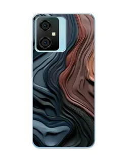 Чехол для Blackview Oscal C70 с картинкой «Цветные волны каньона»