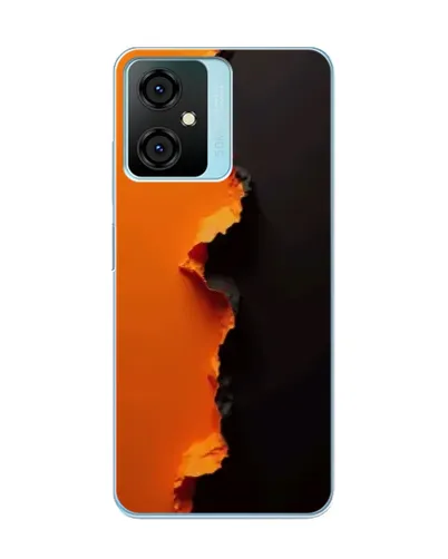 Чехол для Blackview Oscal C70 с картинкой «Оранжевый разлом»