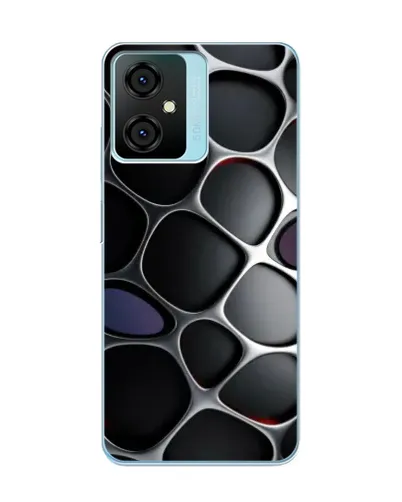 Чехол для Blackview Oscal C70 с картинкой «Объемная темная решетка»