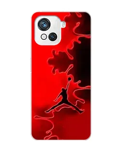 Чехол для Blackview Oscal C80 с картинкой «Jordan Red Smoke»