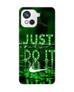 Чохол для Blackview Oscal C80 з картинкою «Зелений неоновий Nike»
