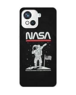 Чохол для Blackview Oscal C80 з картинкою «NASA — крокуємо по Місяцю»
