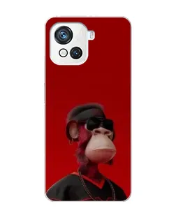 Чехол для Blackview Oscal C80 с картинкой «Bored Ape в красном» Чехол для Blackview Oscal C80 с картинкой «Bored Ape в красном»