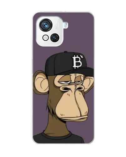 Чехол для Blackview Oscal C80 с картинкой «Bored Ape в кепке»
