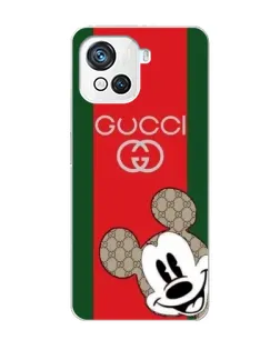 Чехол для Blackview Oscal C80 с картинкой «Gucci — полосы и Микки»