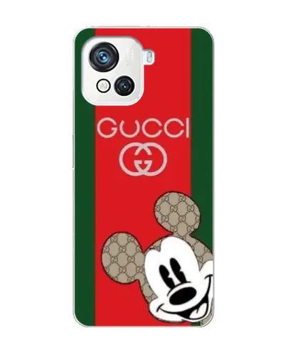 Чехол для Blackview Oscal C80 с картинкой «Gucci — полосы и Микки»