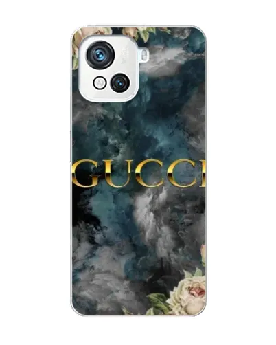 Чехол для Blackview Oscal C80 с картинкой «Абстрактные цветы Gucci»
