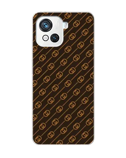 Чехол для Blackview Oscal C80 с картинкой «Gucci — золотые диагонали»