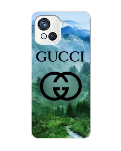 Чехол для Blackview Oscal C80 с картинкой «Gucci — горный пейзаж»
