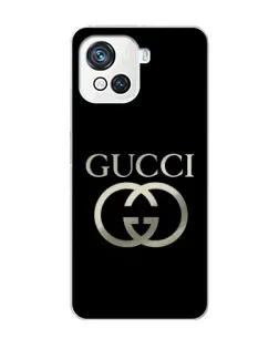 Чехол для Blackview Oscal C80 с картинкой «Gucci — золото на черном»
