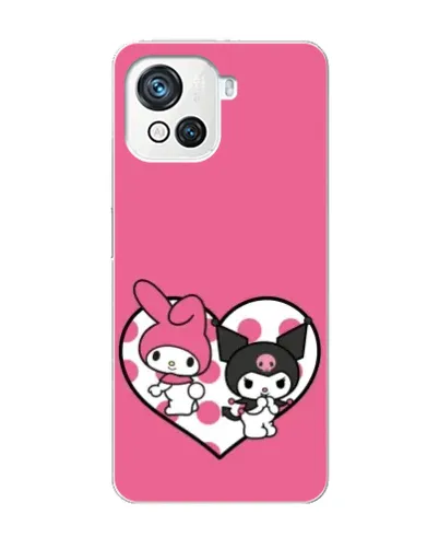 Чехол для Blackview Oscal C80 с картинкой «Kuromi и My Melody»