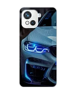 Чехол для Blackview Oscal C80 с картинкой «Взгляд BMW с синими фарами»