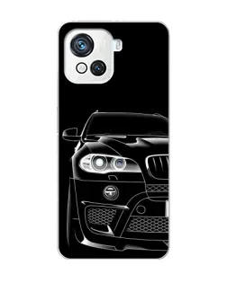 Чехол для Blackview Oscal C80 с картинкой «Темный силуэт BMW»
