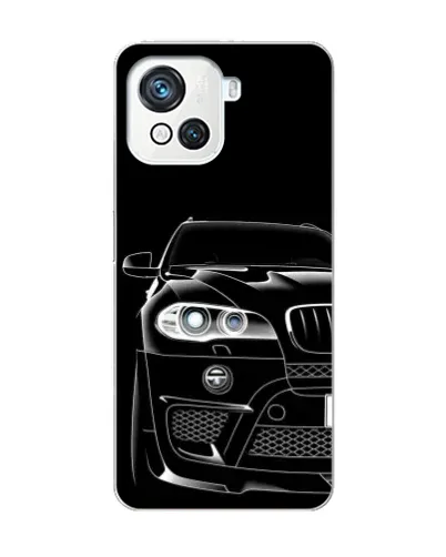 Чехол для Blackview Oscal C80 с картинкой «Темный силуэт BMW»