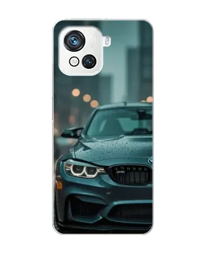 Чехол для Blackview Oscal C80 с картинкой «BMW в огнях города»