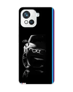 Чехол для Blackview Oscal C80 с картинкой «Силуэт BMW в темноте»