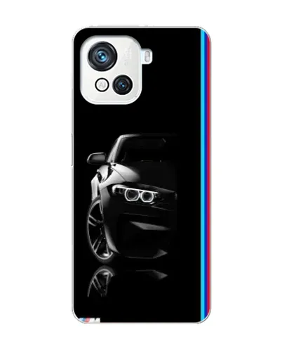 Чехол для Blackview Oscal C80 с картинкой «Силуэт BMW в темноте»