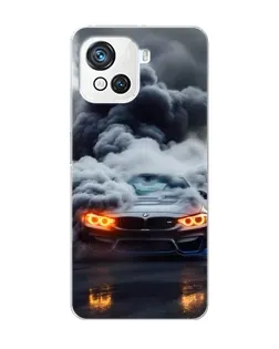 Чехол для Blackview Oscal C80 с картинкой «BMW в дыму»