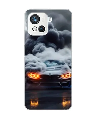 Чехол для Blackview Oscal C80 с картинкой «BMW в дыму»