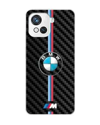 Чехол для Blackview Oscal C80 с картинкой «Эмблема BMW и карбон»