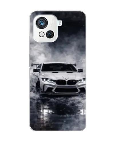 Чехол для Blackview Oscal C80 с картинкой «BMW сквозь туман»