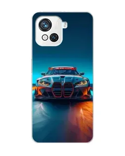 Чохол для Blackview Oscal C80 з картинкою «BMW — вогні неону»