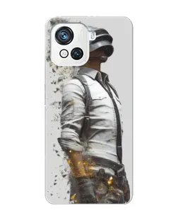 Чохол для Blackview Oscal C80 з картинкою «PUBG — боєць у пилу»