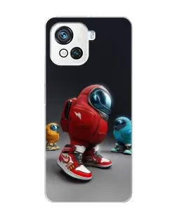 Чехол для Blackview Oscal C80 с картинкой «Among Us — 3D стиль»