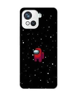 Чехол для Blackview Oscal C80 с картинкой «Красный Among Us»
