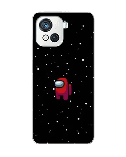 Чехол для Blackview Oscal C80 с картинкой «Красный Among Us»