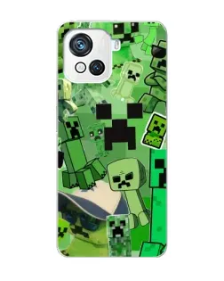 Чехол для Blackview Oscal C80 с картинкой «Криперы Minecraft»