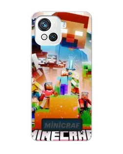 Чехол для Blackview Oscal C80 с картинкой «Minecraft герои игры»